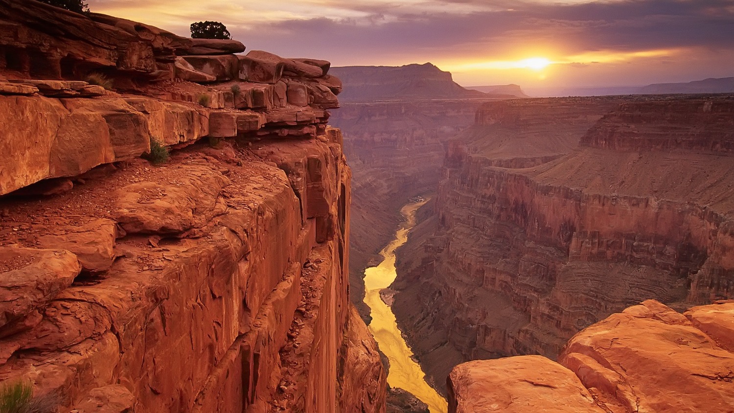 grand canyon west_sunset